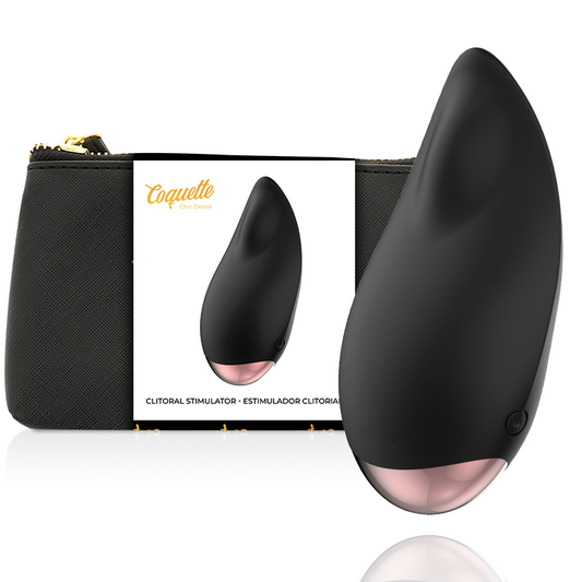 COQUETTE CHIC DESIRE - CLITORALE STIMULATOR ZWART / GOUD DRUPPEL