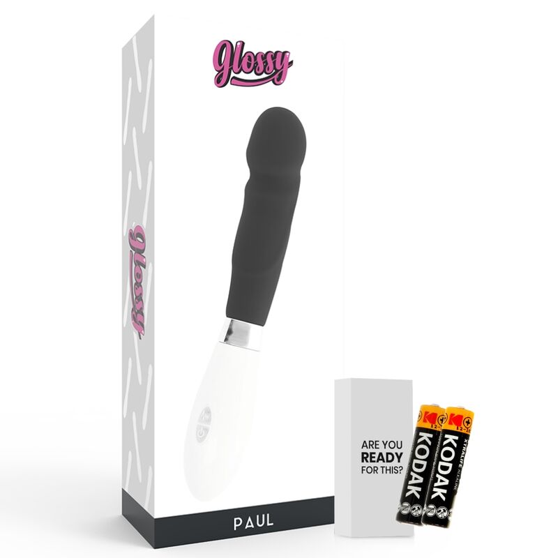 GLOSSY - PAUL VIBRATOR ZWART