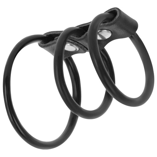 DARKNESS - SET VAN 3 FLEXIBELE PENISRINGEN