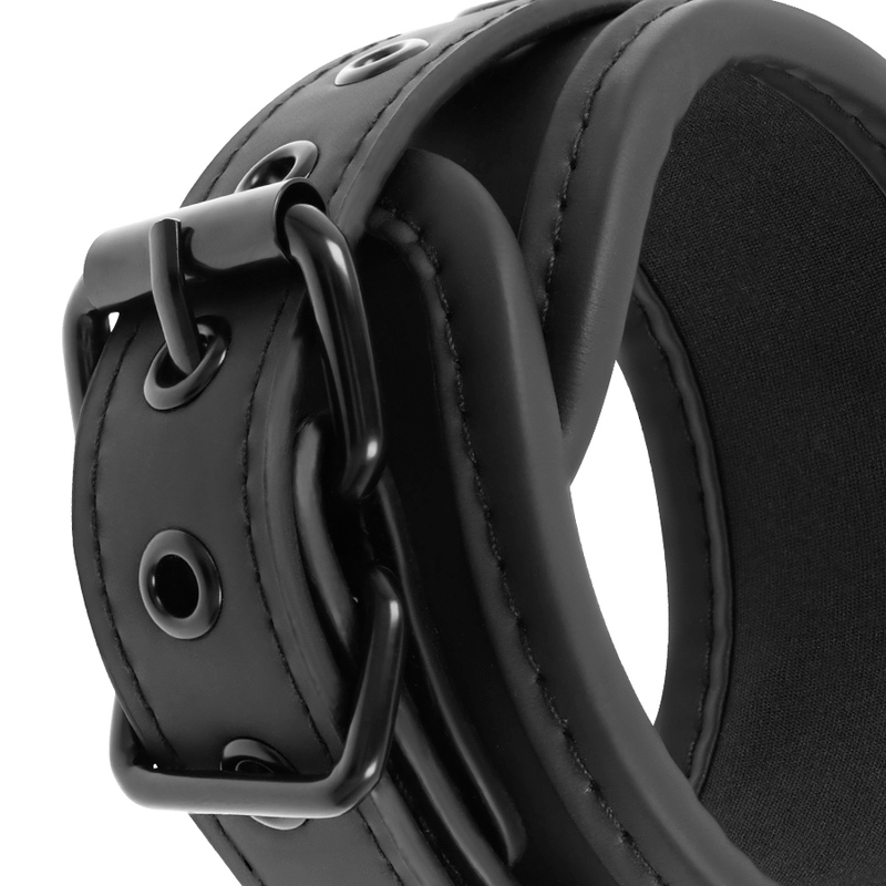 FETISJ SUBMISSIEF - LUXE BEDBANDEN SET MET NEOPREEN VOERING