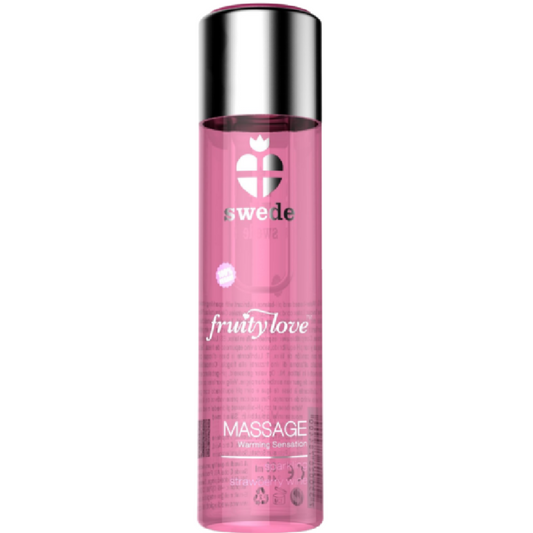 SWEDE - FRUITY LOVE VERWARMEND MASSAGEOLIE BRUISENDE AARDBEIENWIJN 120 ML