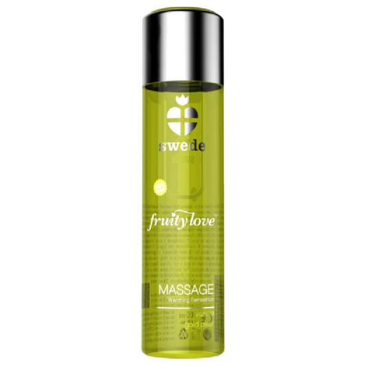 SWEDE - FRUITY LOVE VERWARMEND EFFECT MASSAGEOLIE VANILLE EN GOUDEN PEER 120 ML