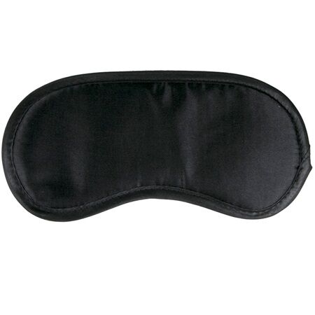 SECRETPLAY - ZWART GEWATTEERD BLINDFDOEK
