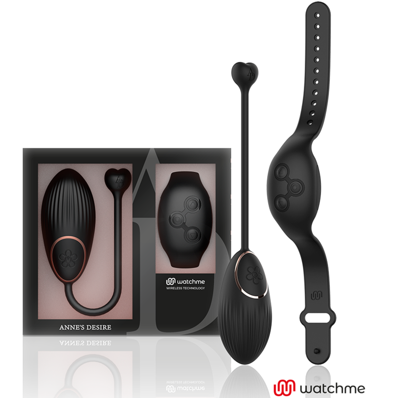 ANNE'S DESIRE - EGG AFSTANDSBEDIENING TECHNOLOGIE WATCHME ZWART