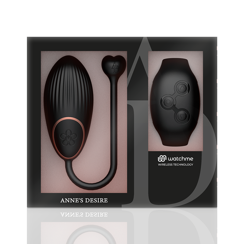 ANNE'S DESIRE - EGG AFSTANDSBEDIENING TECHNOLOGIE WATCHME ZWART