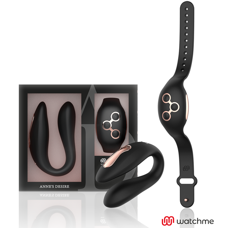 ANNE'S DESIRE - DUAL PLEASURE TECNOLOG A WATCHME ZWART/GOUD
