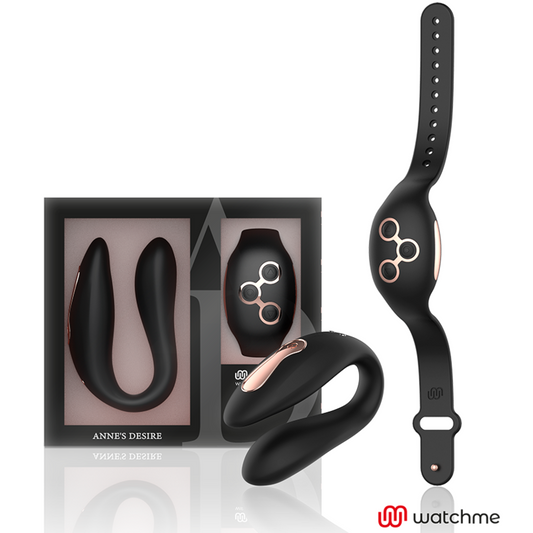 ANNE'S DESIRE - DUAL PLEASURE TECNOLOG A WATCHME ZWART/GOUD