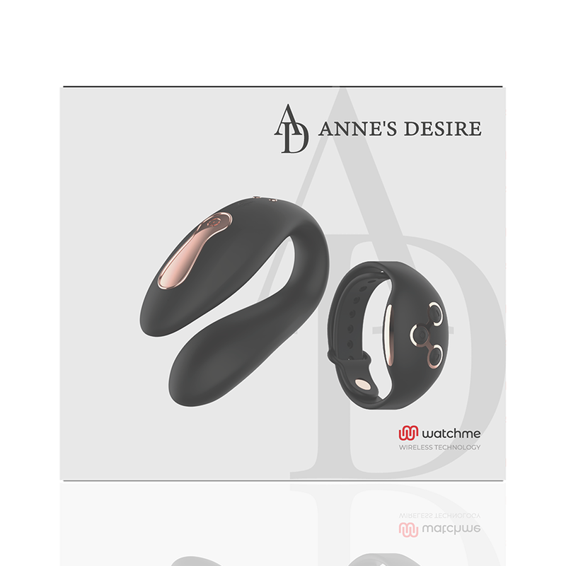 ANNE'S DESIRE - DUAL PLEASURE TECNOLOG A WATCHME ZWART/GOUD