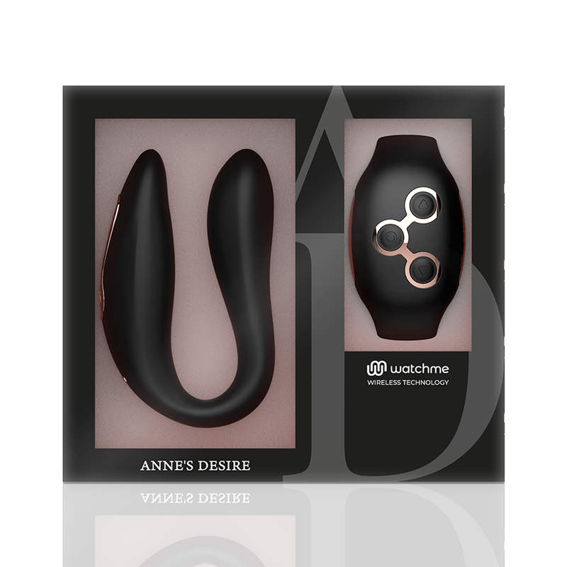ANNE'S DESIRE - DUAL PLEASURE TECNOLOG A WATCHME ZWART/GOUD