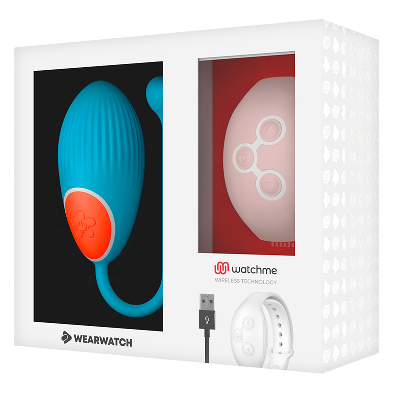 WEARWATCH - WATCHME TECHNOLOGY AFSTANDSBEDIENING EI BLAUW / ROZE