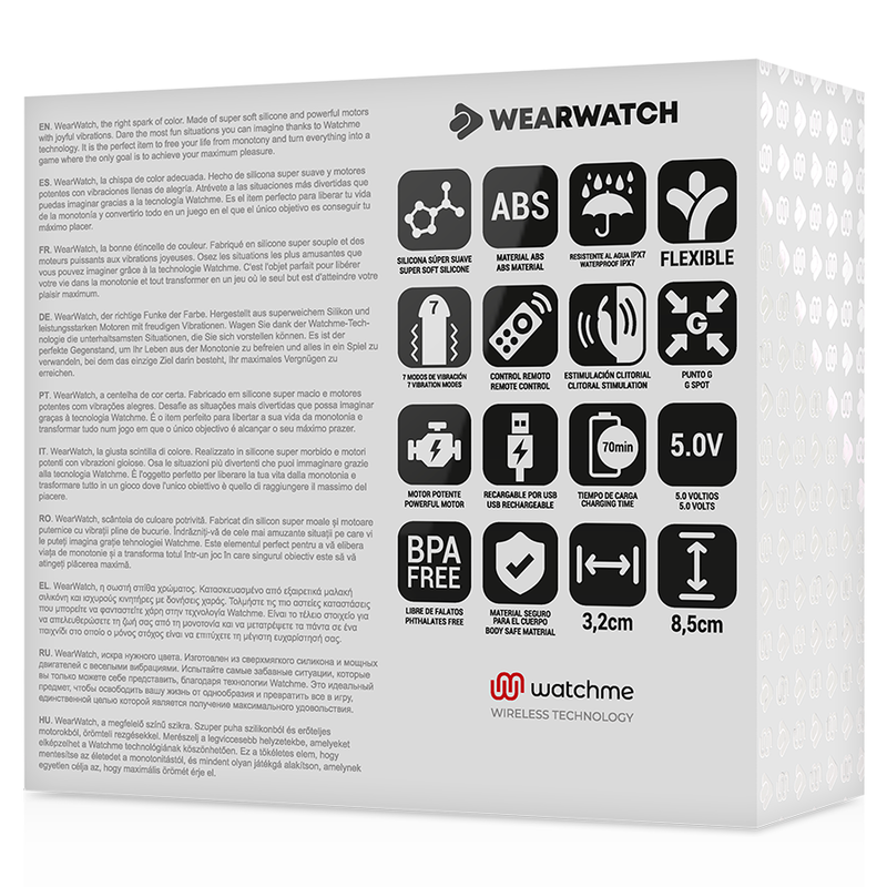 WEARWATCH - WATCHME DUAL TECHNOLOGY VIBRATOR INDIGO / ROZE